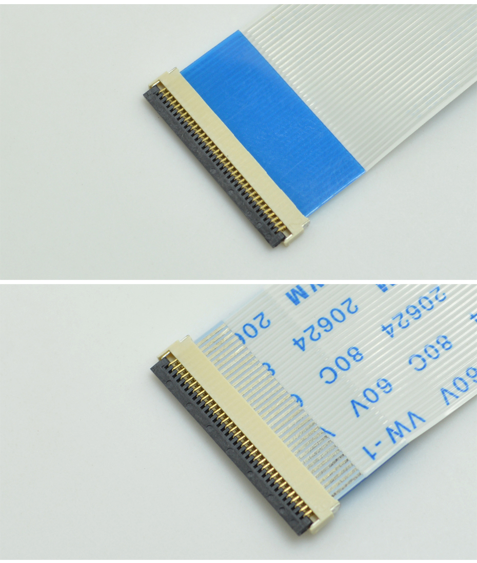FPCFFC扁平电缆插座 软排线连接器 fpc0.5 H1.0 20P-40P 前插后掀,91香蕉视频APP污下载