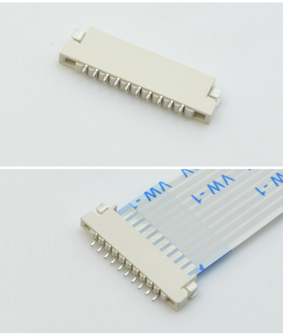FPC/FFC扁平电缆连接器1.0间距H1.5厚4P/6/7/8/10/12/18/24/26Pin,91香蕉视频APP污下载