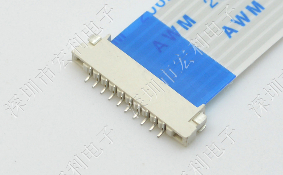 广东fpc连接器1.0mm间距 1.5H双面接触91香蕉视频软件大全插座4P/6P/7P/8P/10P/12P/18P/24P/26P-宏