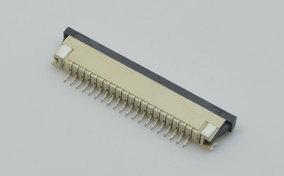 工厂货源FPC/FFC连接器扁平软排线插座1.0mm 下接抽屉式H2.5mm厚,91香蕉视频APP污下载