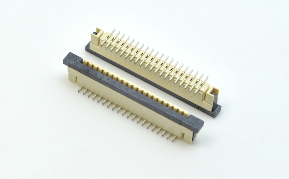 接插件FFC/91香蕉视频黄色在线观看 1.0MM 8P 一字脚 立贴带锁 扁平电缆连接器,91香蕉视频APP污下载