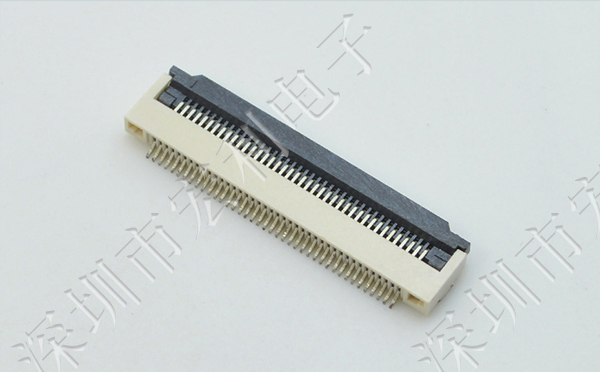 FFC/91香蕉视频黄色在线观看 排线插座 0.5间距45针翻盖下接式 屏接口