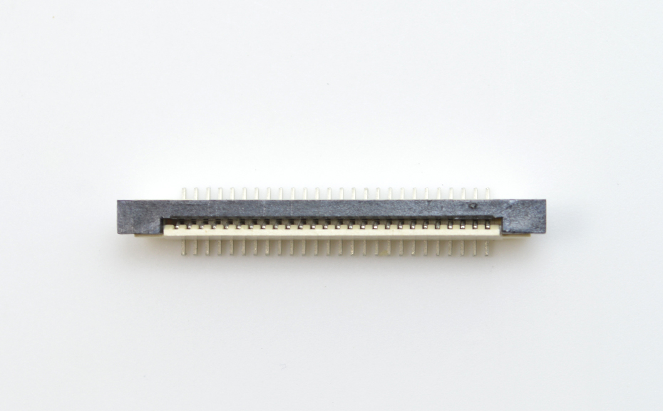 接插件FFC/91香蕉视频黄色在线观看 1.0MM 5P 一字脚 立贴带锁 扁平电缆连接器