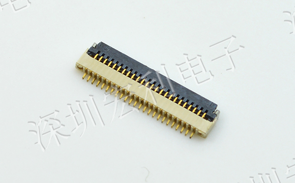 91香蕉视频黄色在线观看 间距0.5mm 高H1.0  10P下接翻盖 SMT耐高温贴片连接器