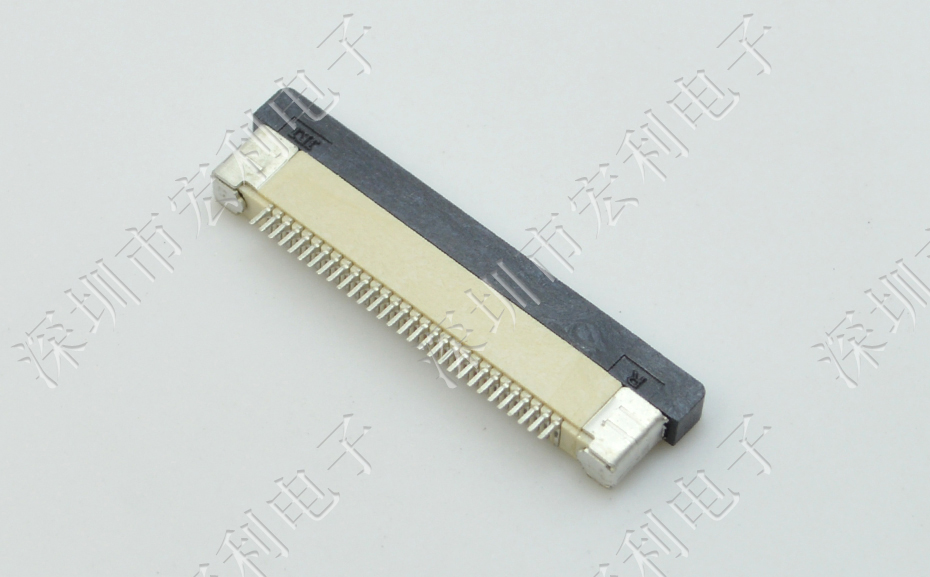 FFC/91香蕉视频黄色在线观看 37p 37pin 0.5mm间距 FPC座 抽屉式上接 排线插座