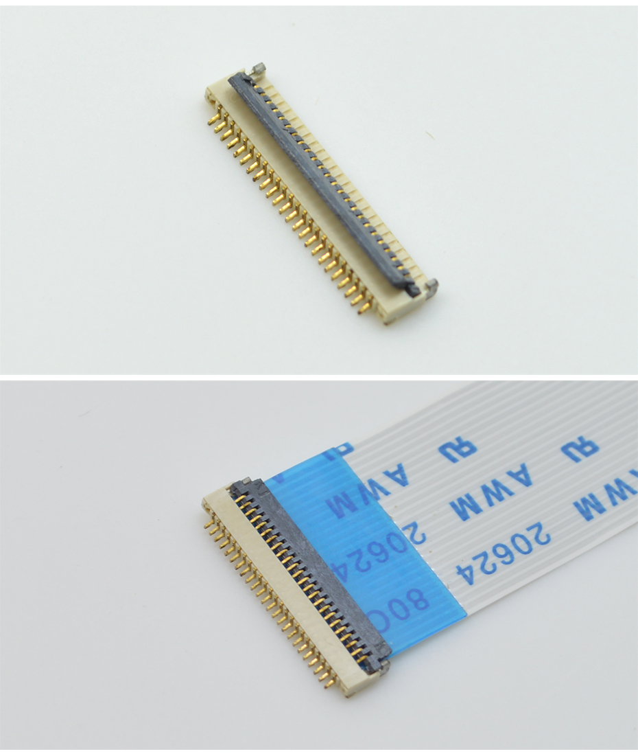 0.5 FPC/FFC连接器4/6/8/10/12/16/20/24/26/30/40P后翻盖H1.0,91香蕉视频APP污下载